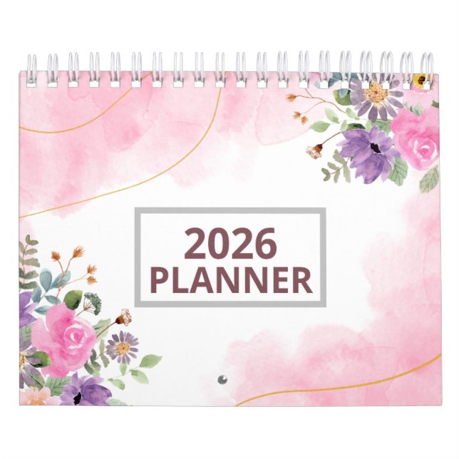 2026 Minimal planerare Kalender (Omslag)