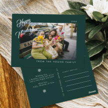 2026 Minimalist Modern Script Green Photo