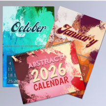 2026 modern abstrakt färgrik retro