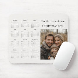 2026 Modern Jul Foto Kalender Musmatta