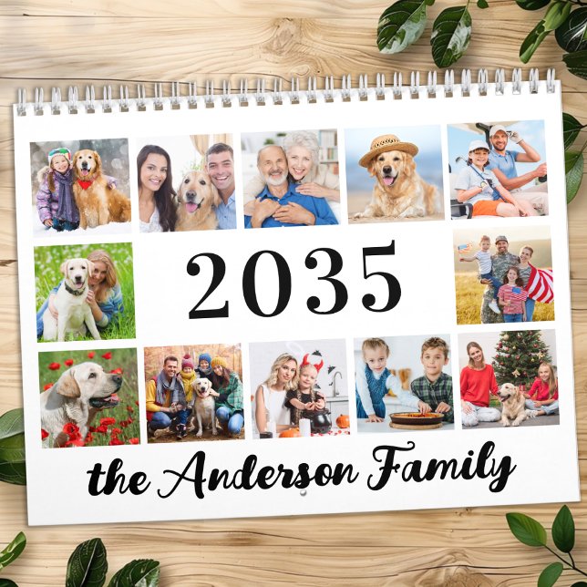 2026 Modern Skapa foto för din egen Anpassningsbar Kalender (Skapare uppladdad)