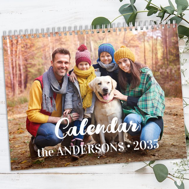 2026 Modern Skapa foto för din egen Anpassningsbar Kalender (Skapare uppladdad)
