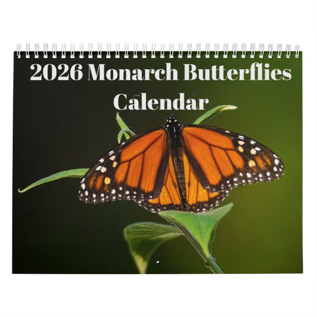2026 Monarkfjärilar Kalender (Omslag)