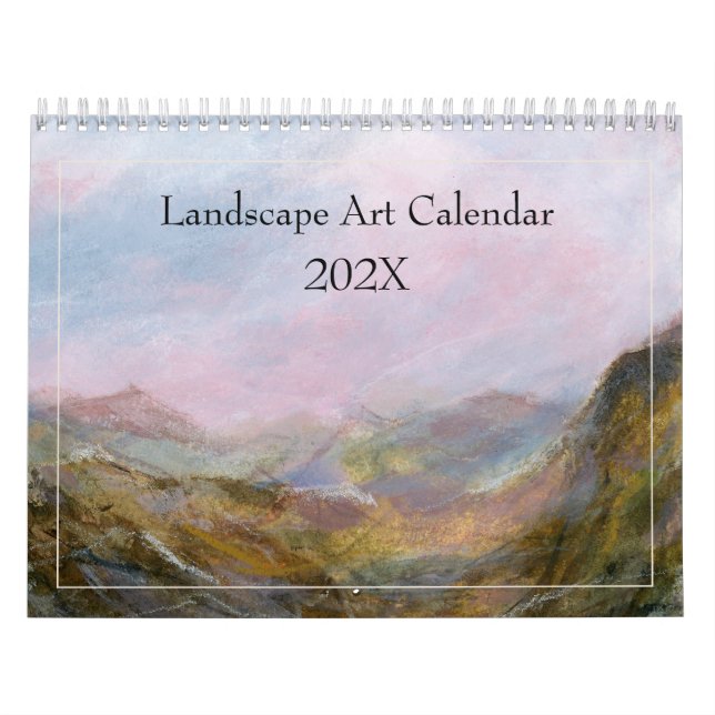 2026 Monthly Landscape Fine Art Painting  Kalender (Omslag)