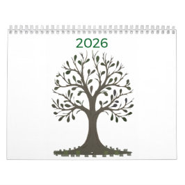 2026 Monthly Wall Calendar - Seasonal Minimalist Kalender