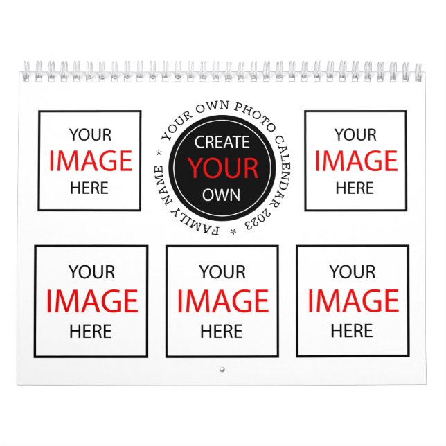 2026 Multi Photo Calendar / Skapa din egen Kalender (Omslag)