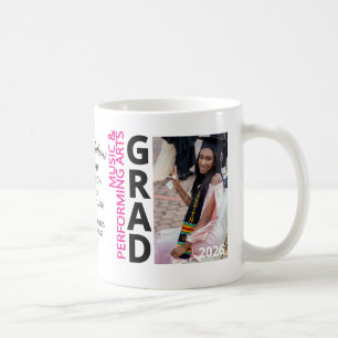 2026 MUSIK UTFÖRANDE KONST Examen Foto Grad Kaffemugg