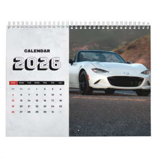 2026 MX-5 Miata Vol 2 Calendar Kalender
