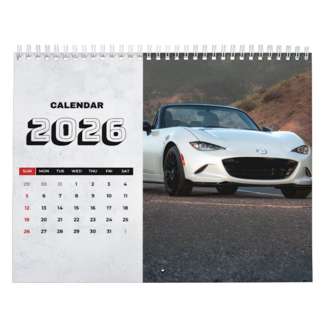 2026 MX-5 Miata Vol 2 Calendar Kalender (Omslag)