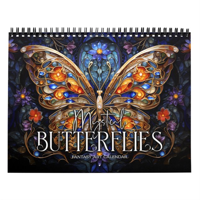 2026 Mystical Butterflies Fantasy Art Calendar Kalender (Omslag)
