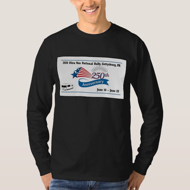 2026 National Rally long sleeve t-shirt (Framsida)