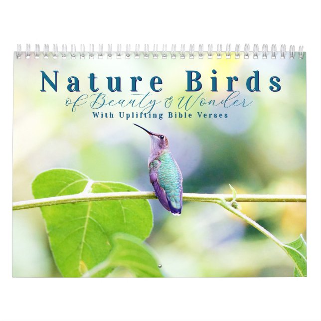 2026 Nature Birds with Uplifting Scripture Kalender (Omslag)