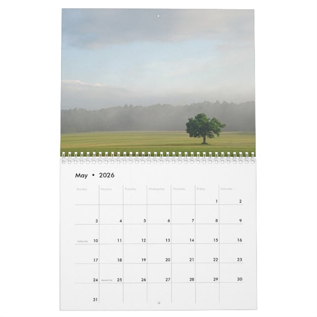 2026 Nature Calendar Kalender (May 2026)