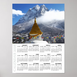 2026 Nepal Kalender, Ama Dablam, Sagarmatha Poster