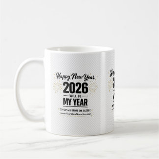 2026 New Year Greeting Card Kaffemugg