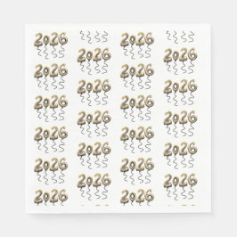 2026 New Year  Pappersservett