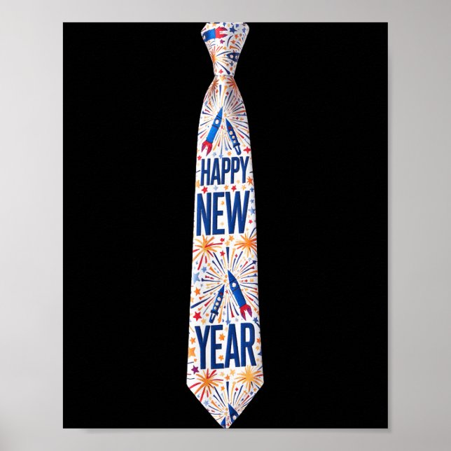 2026 New Year’s Party Fireworks Funny Celebration  Poster (Framsidan)