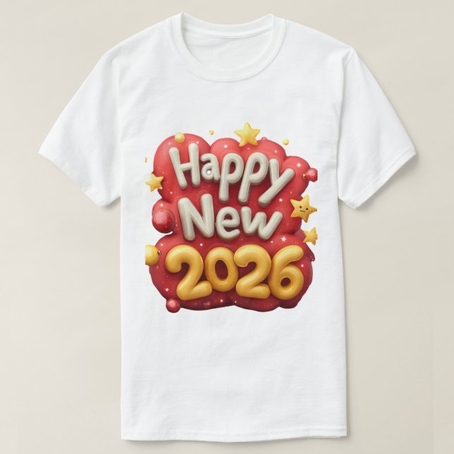2026 new year  t shirt (Design framsida)