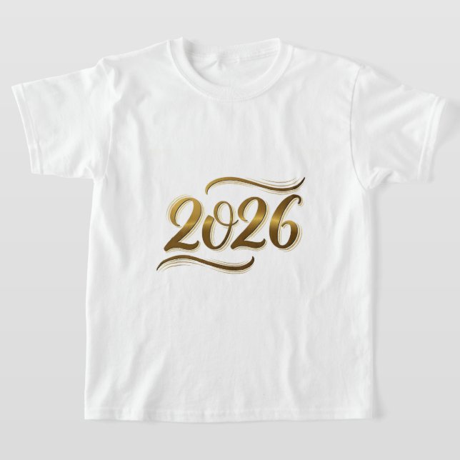 2026 New Year T Shirt (Laydown)
