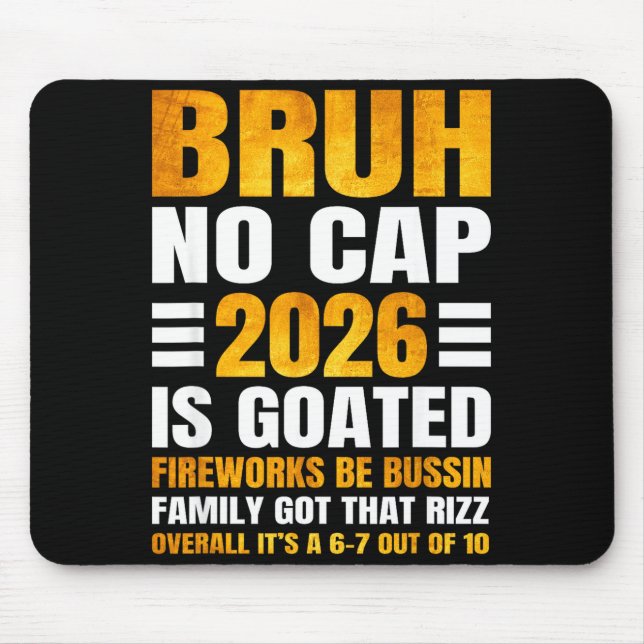 2026 New Year's Bruh No Cap Countdown Bussin Funny Musmatta (Framsidan)