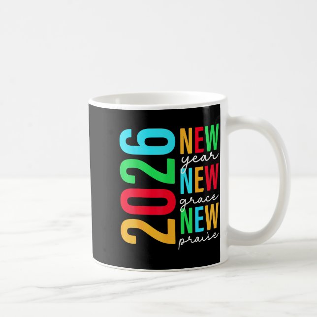2026 New Years Eve For Women Men Mom Kids Happy Ne Kaffemugg (Höger)