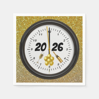 2026 New Years Paper Napkins Pappersservett