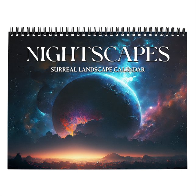 2026 Nightscapes 2 Surreal Space Ligcape Art Kalender (Omslag)