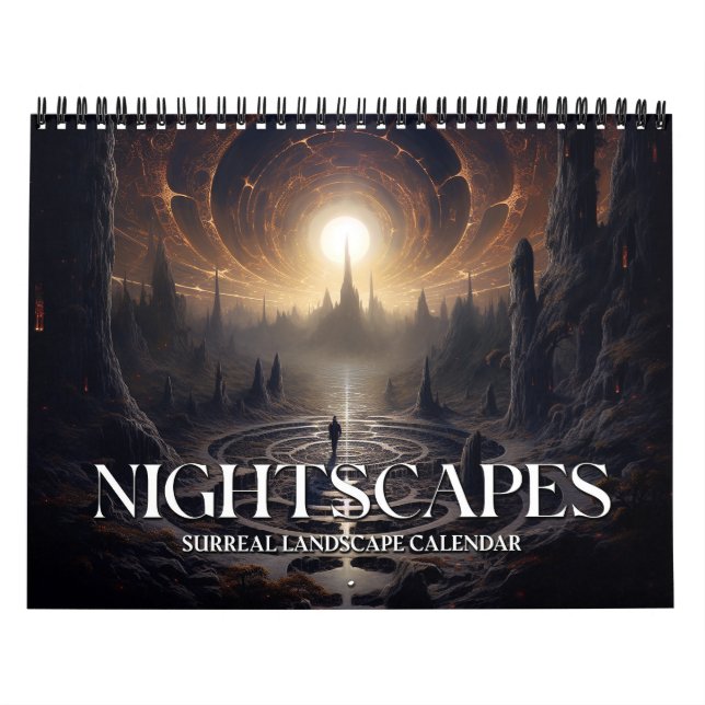 2026 Nightscapes 3 Surreal Space Ligcape Art Kalender (Omslag)