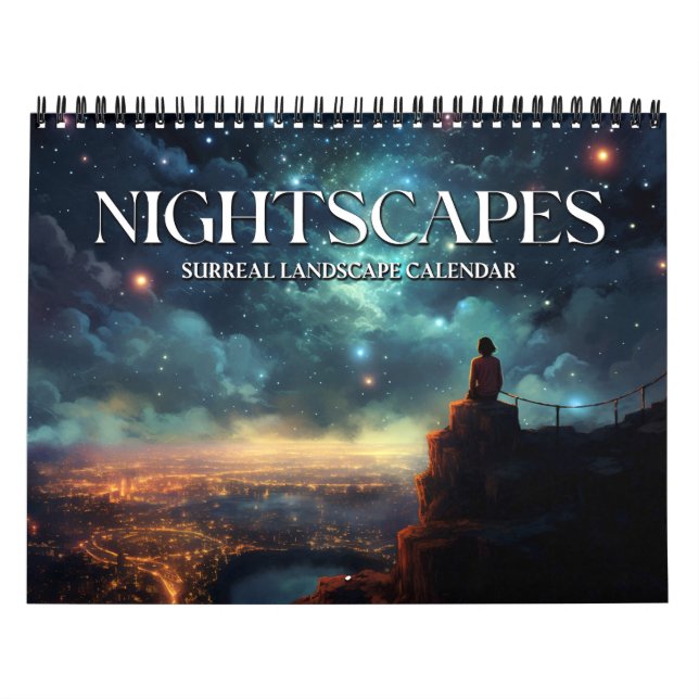 2026 Nightscapes 4 Surreal Space Ligcape Art Kalender (Omslag)
