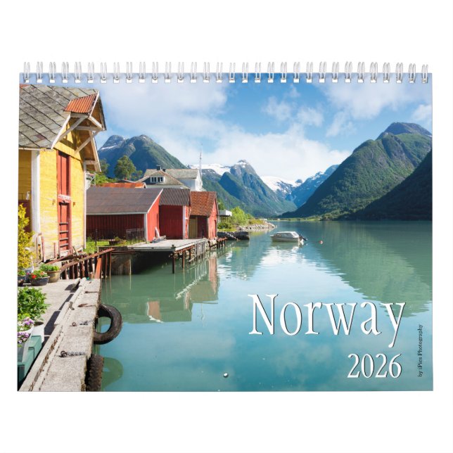 2026 Norgens landskapsfoto Kalender (Omslag)