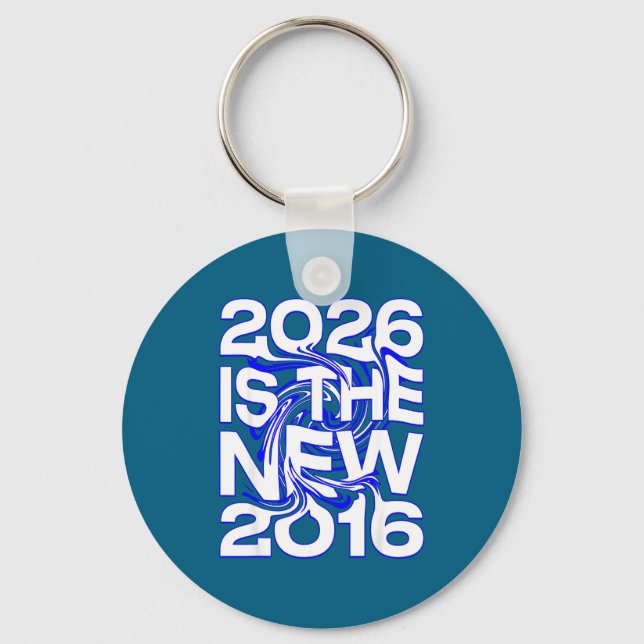 2026 Ny 2016 Retro Framtid Nyckelring (Framsida)