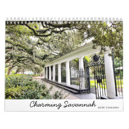 2026 Ny Charming Savannah Kalender