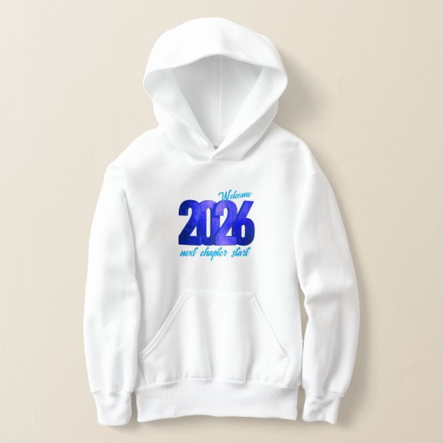 2026 NYÅR BARN PULLOVER HOODED SWEATSHIRT T SHIRT (Laydown)