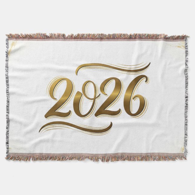 2026 Nyår Filt (Framsidan)
