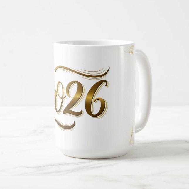 2026 Nyår Kaffemugg (Framsida höger)