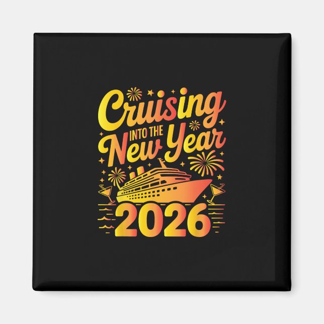 2026 Nyårsafton Kryssning Nyårskryssning  Magnet (Framsidan)