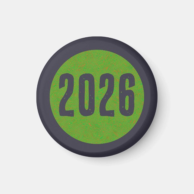 2026 Nyårsmagnet Magnet (Framsidan)
