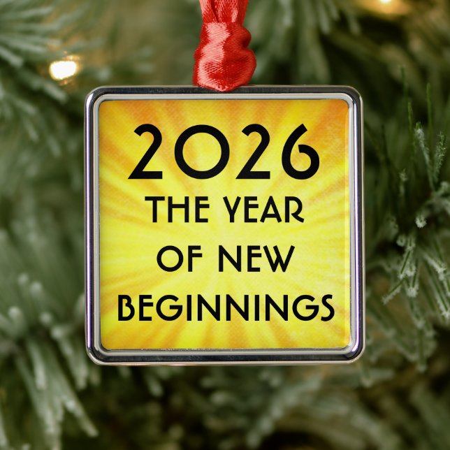 2026 - nystart julgransprydnad metall (Träd)