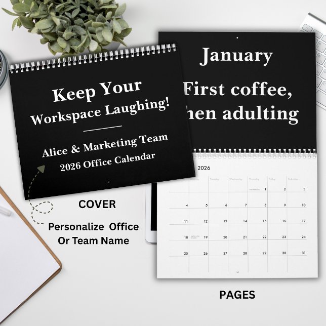 2026 Office Humor Wall Calendar Kalender (Skapare uppladdad)