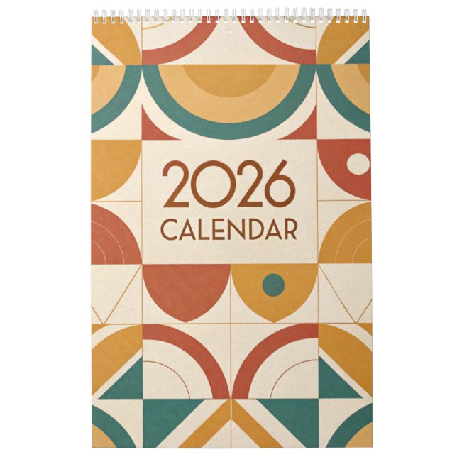 2026 One-Page Small Calendar – Clean and Modern  Kalender (Omslag)
