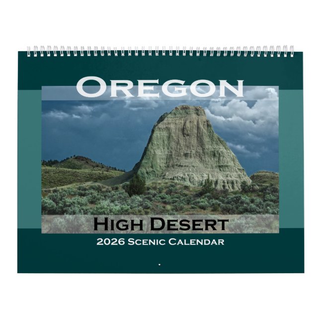 2026 Oregon High Desert Calendar Kalender (Omslag)