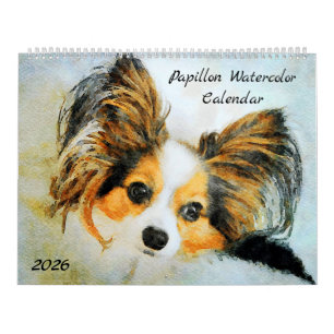 2026 Papillon Hund Mamma Mamma Älskare Ägare Gåva Kalender