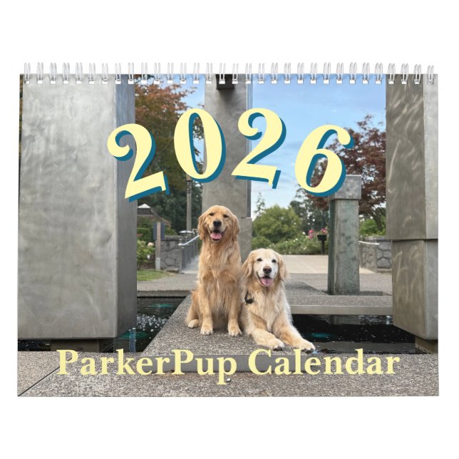 2026 ParkerPup-kalender Kalender (Omslag)