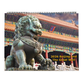 2026 Peking och den stora muren Kalender