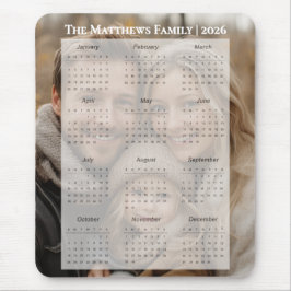2026 Personalized Family Name Photo Calendar Musmatta