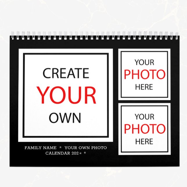 2026 personlig för fotokalender/Skapa din egen Kalender (Photo Calendar Template)
