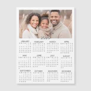 2026 Personlig Fotomini-kalender