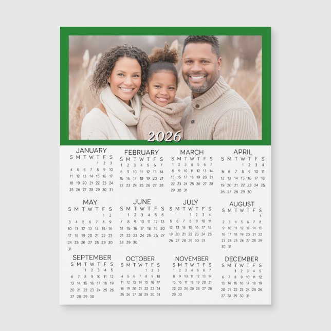 2026 Personlig Fotomini-kalender (Framsida)
