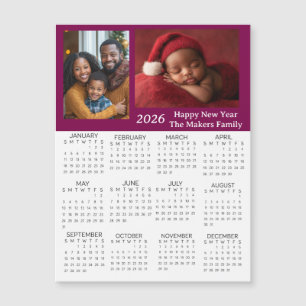 2026 Personliga foton Mini Kalender