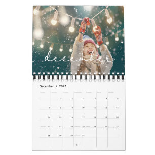 2026-Personligens multifoto-kalender i familjen Kalender